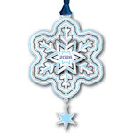 #69248 2026 Snowflake Christmas Ornament