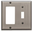 baldwin square bevel GFCI/single toggle combo switch plate
