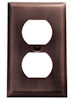 baldwin square bevel duplex switch plate