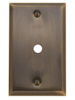 baldwin square bevel cable switch plate