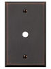 baldwin square bevel cable switch plate