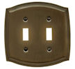 baldwin colonial double toggle switch plate