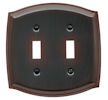 baldwin colonial double toggle switch plate