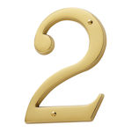 Baldwin 4.75 inch solid brass house numbers