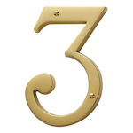 Baldwin 4.75 inch solid brass house numbers