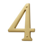 Baldwin 4.75 inch solid brass house numbers