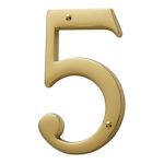 Baldwin 4.75 inch solid brass house numbers