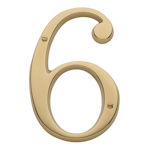 Baldwin 4.75 inch solid brass house numbers