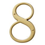 Baldwin 4.75 inch solid brass house numbers