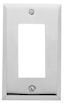 Baldwin square beveled edge single GFCI switch plate