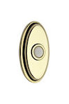 Baldwin Reserve oval door bell button