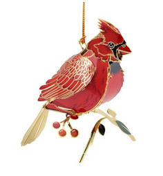 Cardinal 3D Christmas Ornament