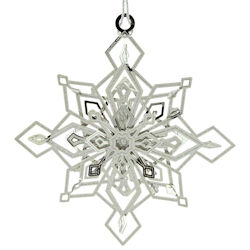 Twinkling Snowflake Christmas Ornament