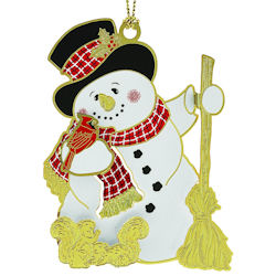 #55939 Jolly Snowman Christmas Ornament