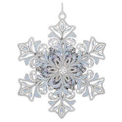 Glowing Snowflake Christmas Ornament