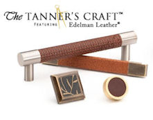 Tanner's Craft Leather Cabinet Hardware