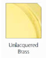 Unlacquered Brass Finish