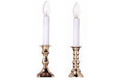 solid brass window candle light