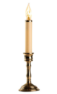Solid Brass Monticello Electric Window Light