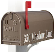 Personalized Janzer Mailbox
