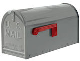 Janzer gloss grey mailbox